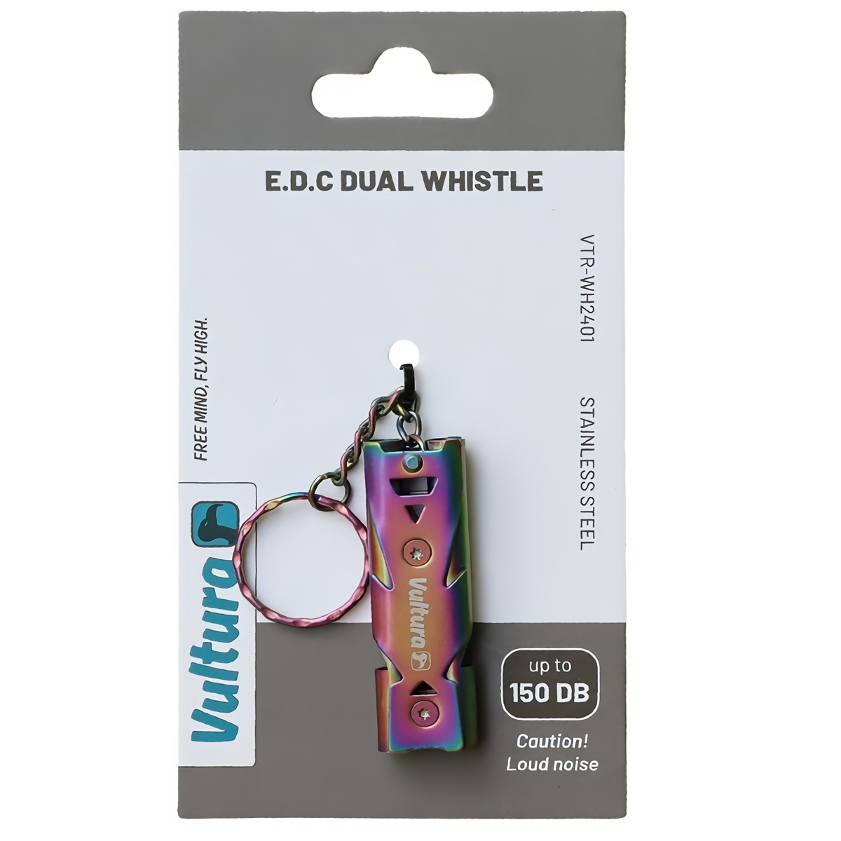 Vultura VTR-WH2401 Còi Đôi EDC Cắm Trại