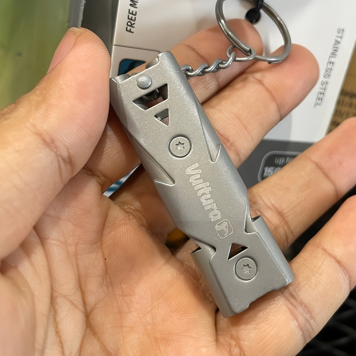 Vultura VTR-WH2401 Còi Đôi EDC Cắm Trại