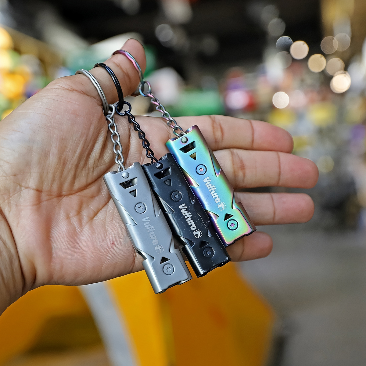 Vultura VTR-WH2401 Còi Đôi EDC Cắm Trại