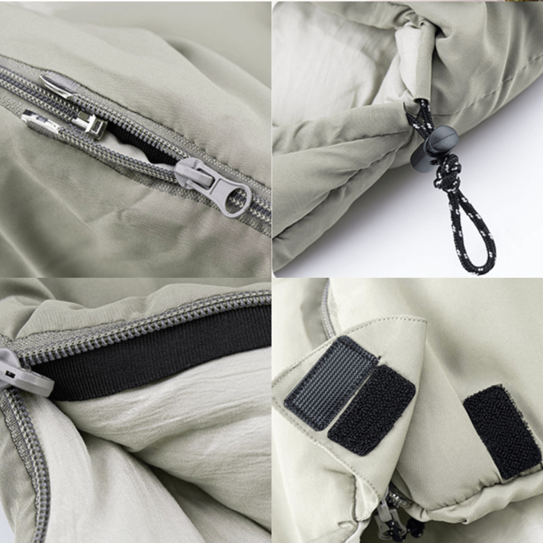 Naturehike NH20MSD02 Túi Ngủ Cotton Có Mũ Trùm Đầu