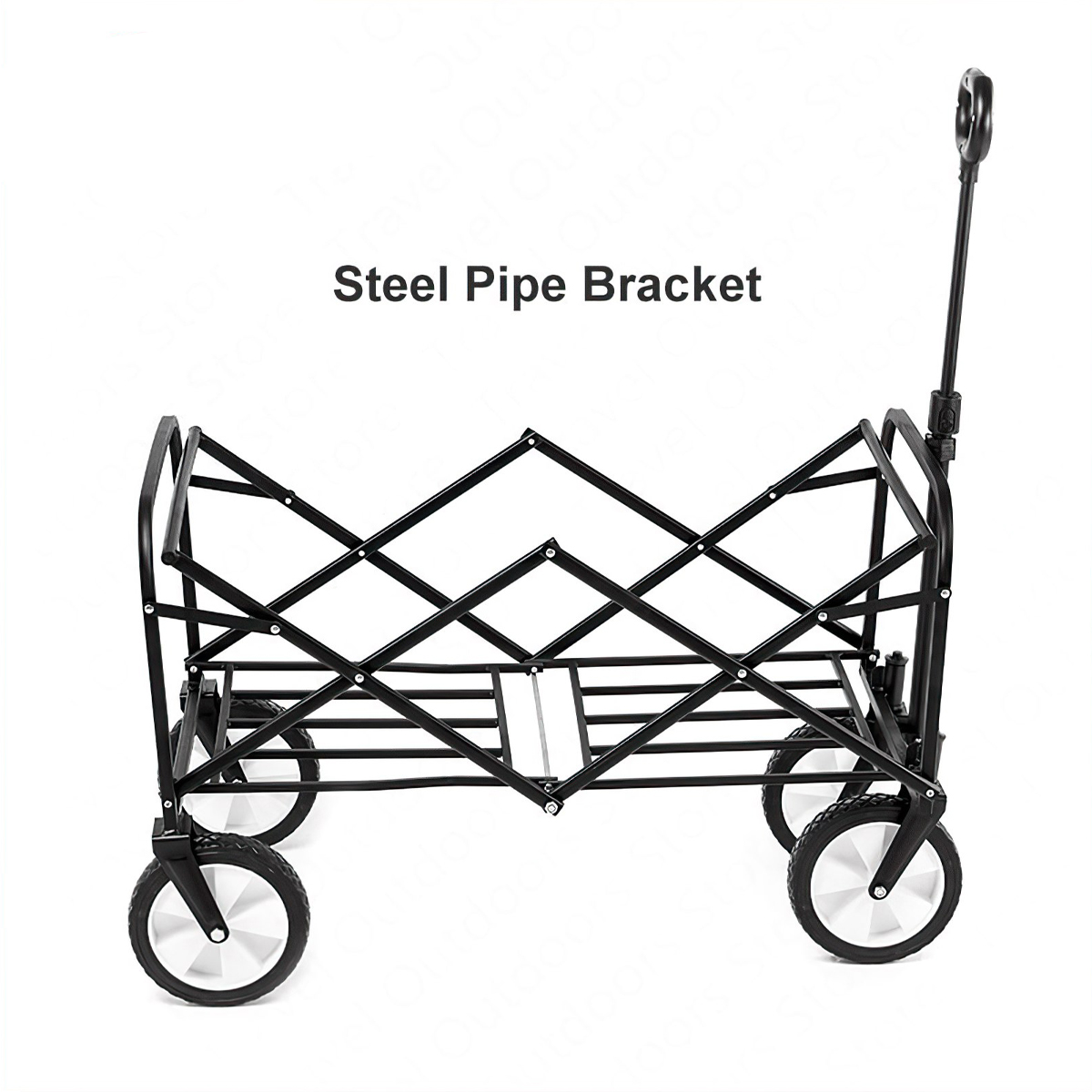 NatureHike NH19PJ001 Xe Đẩy Gấp Gọn Cắm Trại Du Lịch, Dã Ngoại – Bánh Nhỏ Folding Trolley