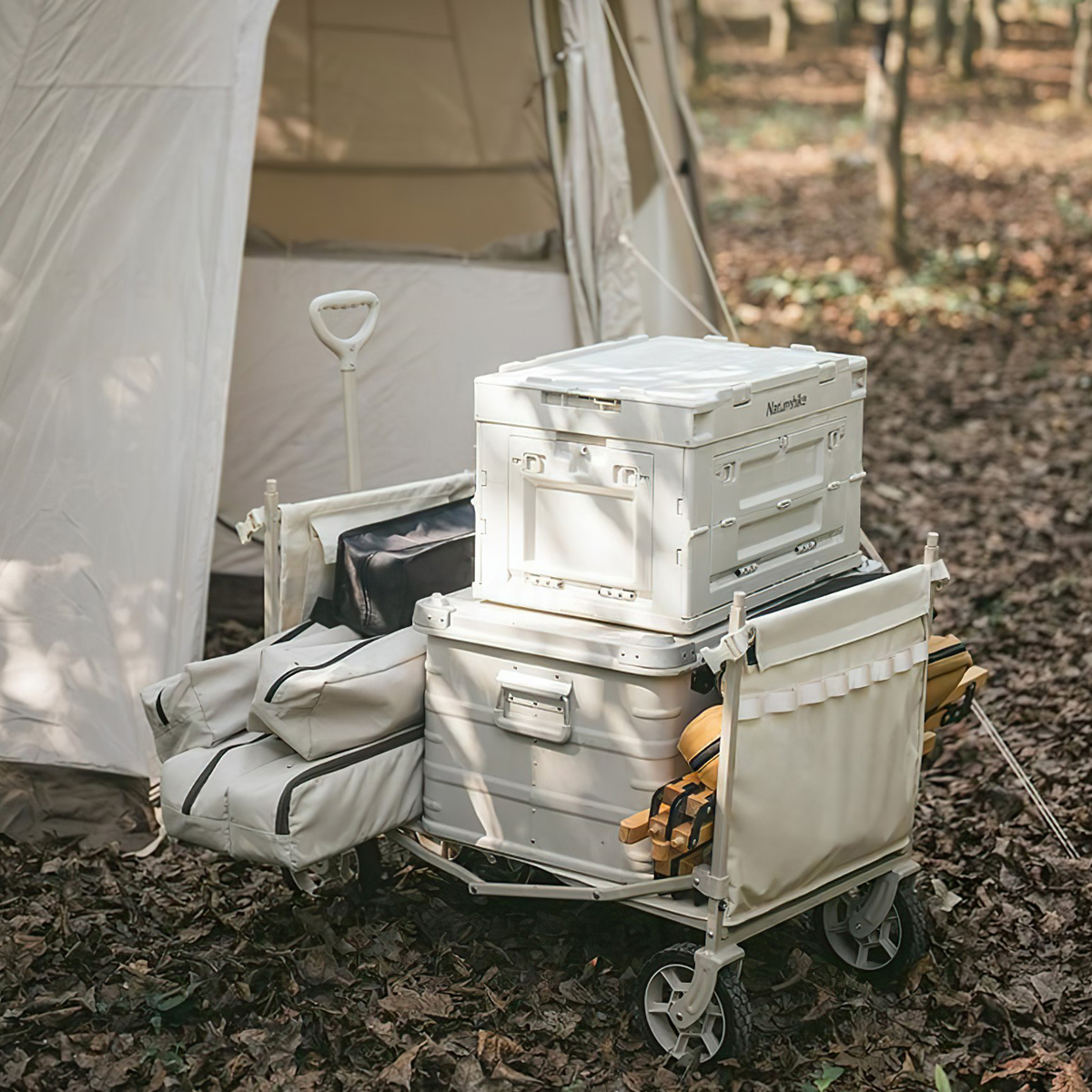 Naturehike CNH22JU014 Xe Đẩy Hàng Cắm Trại Đa Năng TC07 Multifunctional Folding Cart
