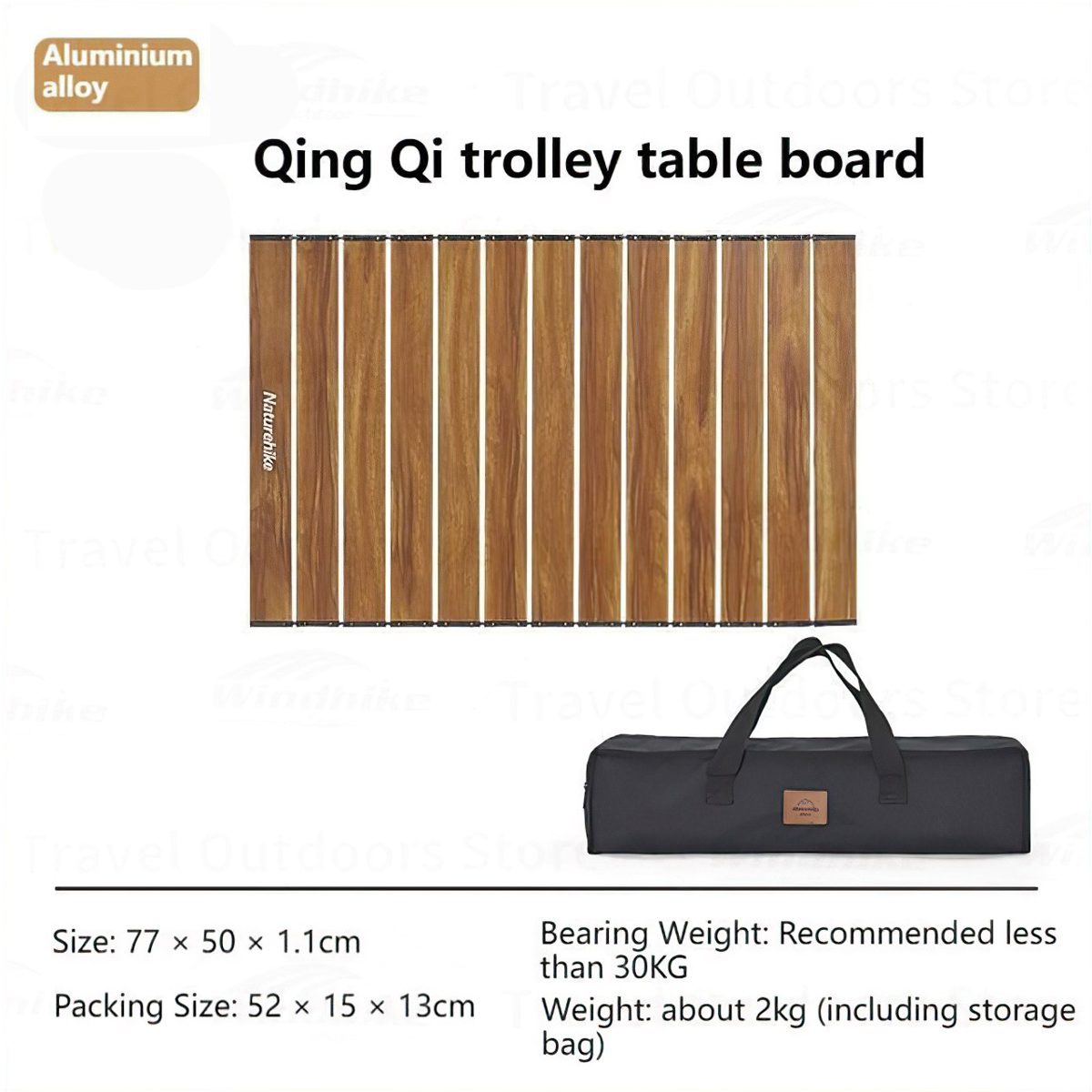 Naturehike CNH22JU014 Xe Đẩy Hàng Cắm Trại Đa Năng TC07 Multifunctional Folding Cart