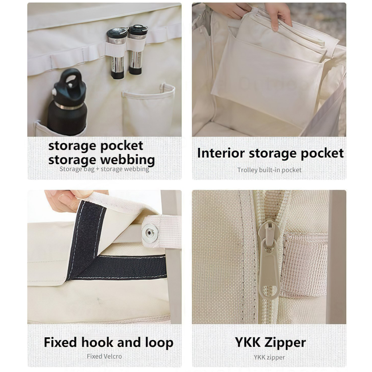 Naturehike CNH22JU014 Xe Đẩy Hàng Cắm Trại Đa Năng TC07 Multifunctional Folding Cart