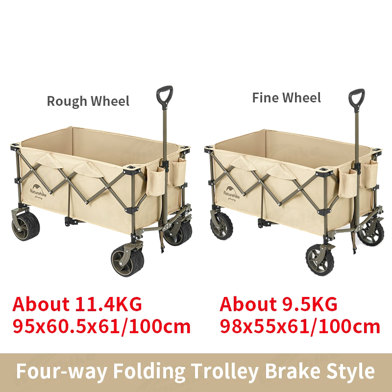 Naturehike TC02 NH20PJ005 Xe đẩy hàng đa năng cắm trại