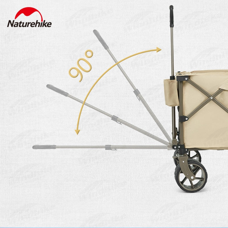 Naturehike TC02 NH20PJ005 Xe đẩy hàng đa năng cắm trại