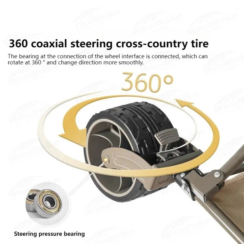 Naturehike TC02 NH20PJ005 Xe đẩy hàng đa năng cắm trại