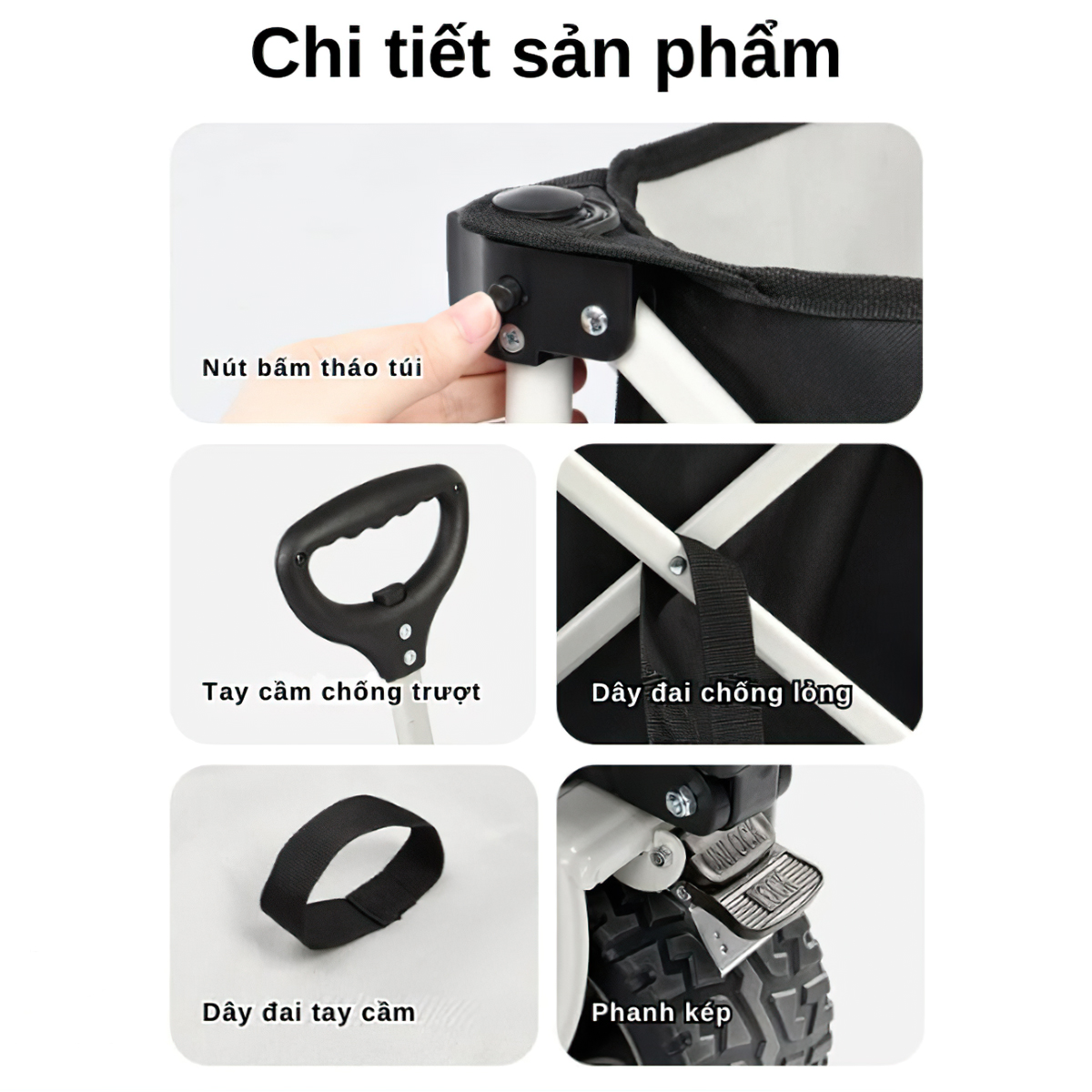 Naturehike Xe Kéo Cắm Trại Gấp Gọn Rubik’s Cube CNK2450JJ017