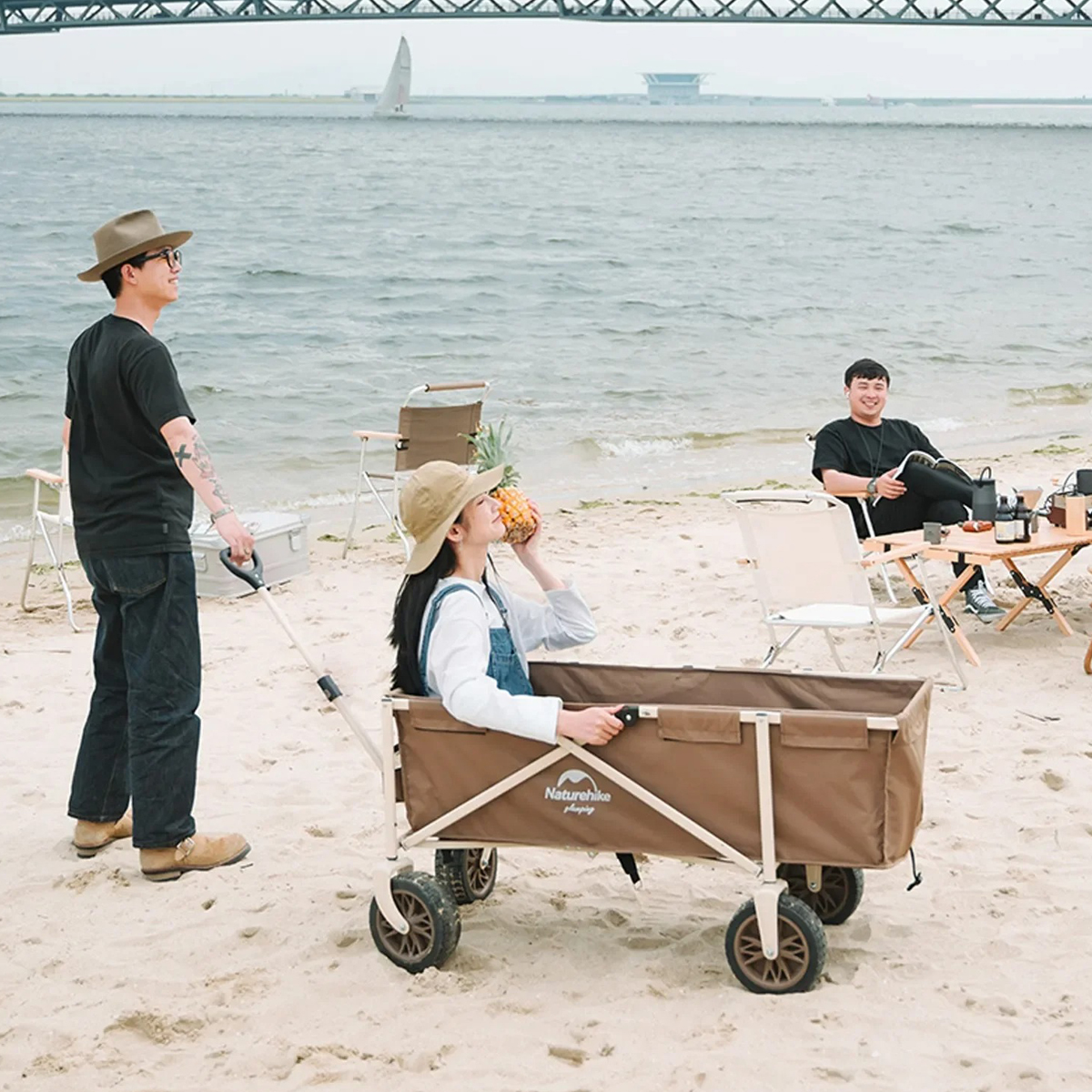 Naturehike Xe Kéo Cắm Trại Xếp Gọn TC05 NH20PJ012