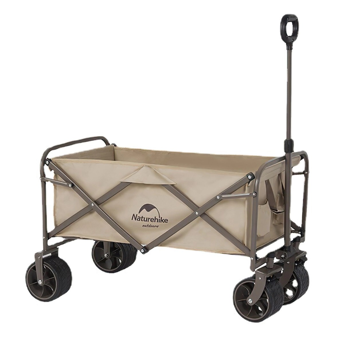 Naturehike NH19PJ001 Xe Kéo Đồ Đa Năng – Bánh lớn Cắm Trại Folding Trolley