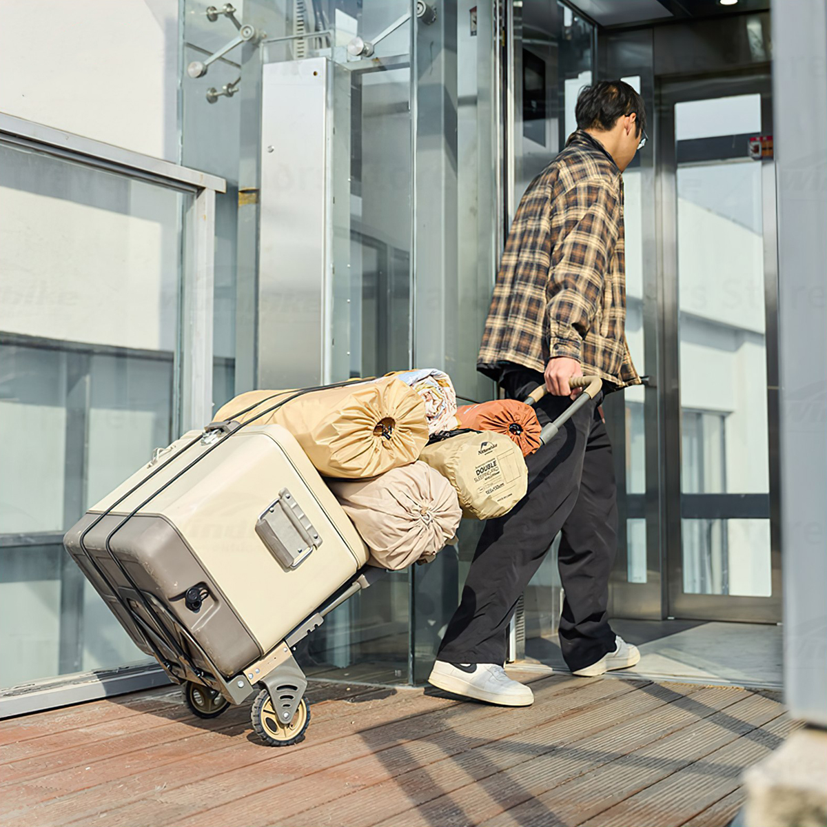 Naturehike CNH22JU024 Xe Kéo Xếp Gọn Cắm Trại Du Lịch Đa Chức Năng TC08 Multifunctional