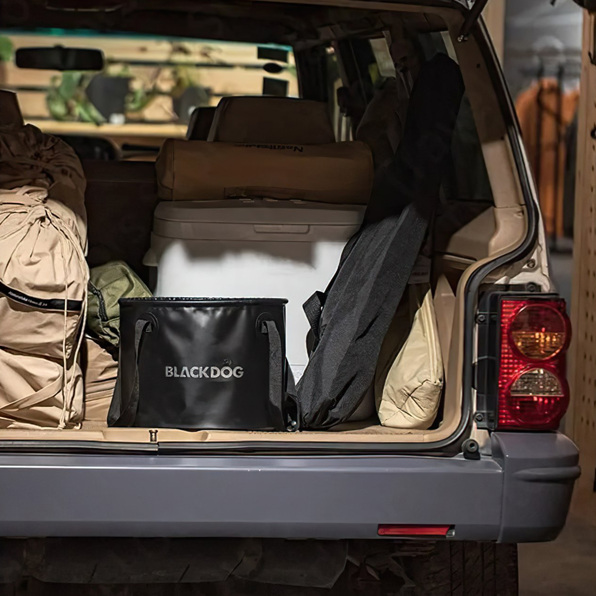 Xô Đựng Nước Xếp Gọn Cắm Trại Du Lịch Blackdog Round Folding Bucket