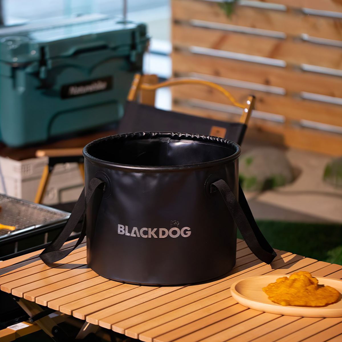 Xô Đựng Nước Xếp Gọn Cắm Trại Du Lịch Blackdog Round Folding Bucket