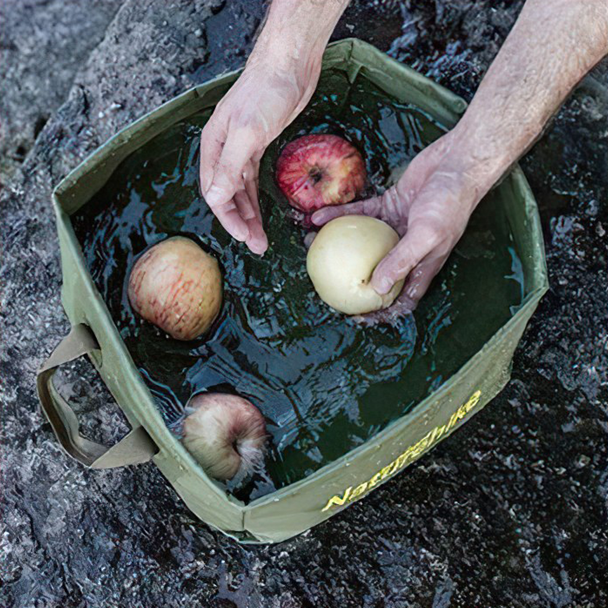 Xô Đựng Nước Xếp Gọn Hình Vuông Cắm Trại Naturehike