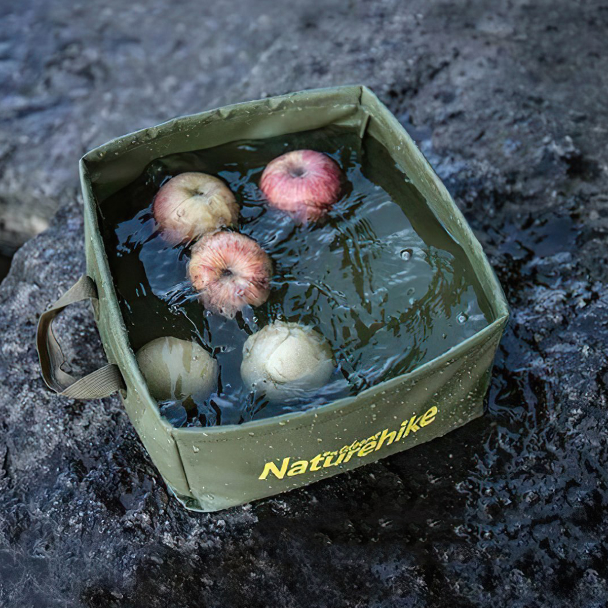 Xô Đựng Nước Xếp Gọn Hình Vuông Cắm Trại Naturehike