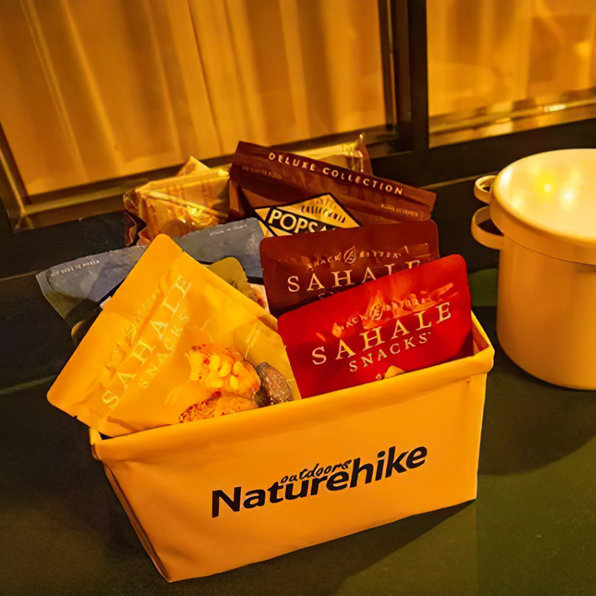 Xô Đựng Nước Xếp Gọn Hình Vuông Cắm Trại Naturehike