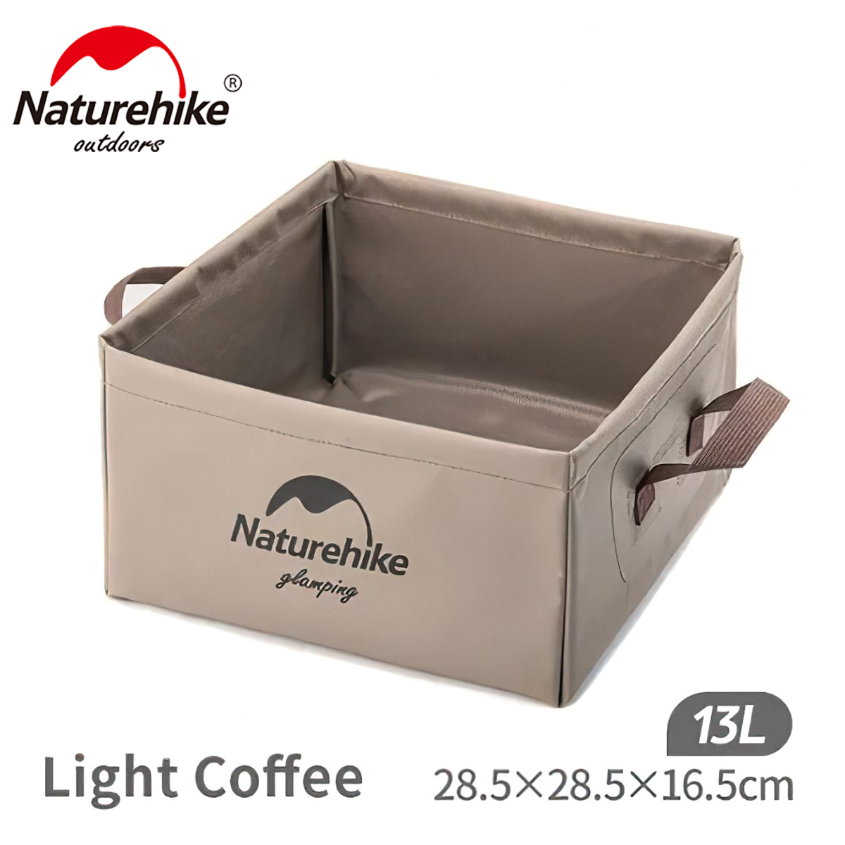 Xô Đựng Nước Xếp Gọn Hình Vuông Cắm Trại Naturehike