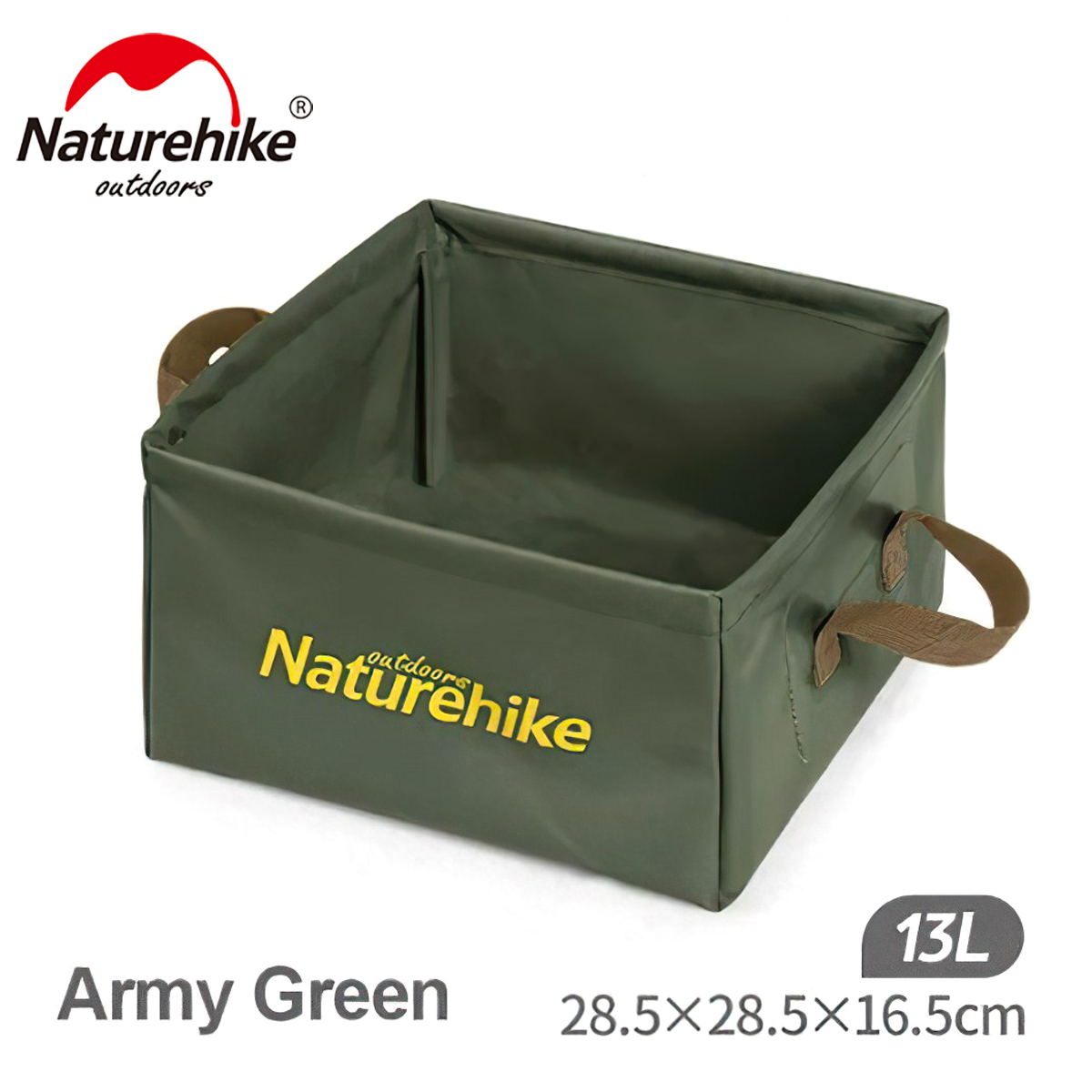 Xô Đựng Nước Xếp Gọn Hình Vuông Cắm Trại Naturehike