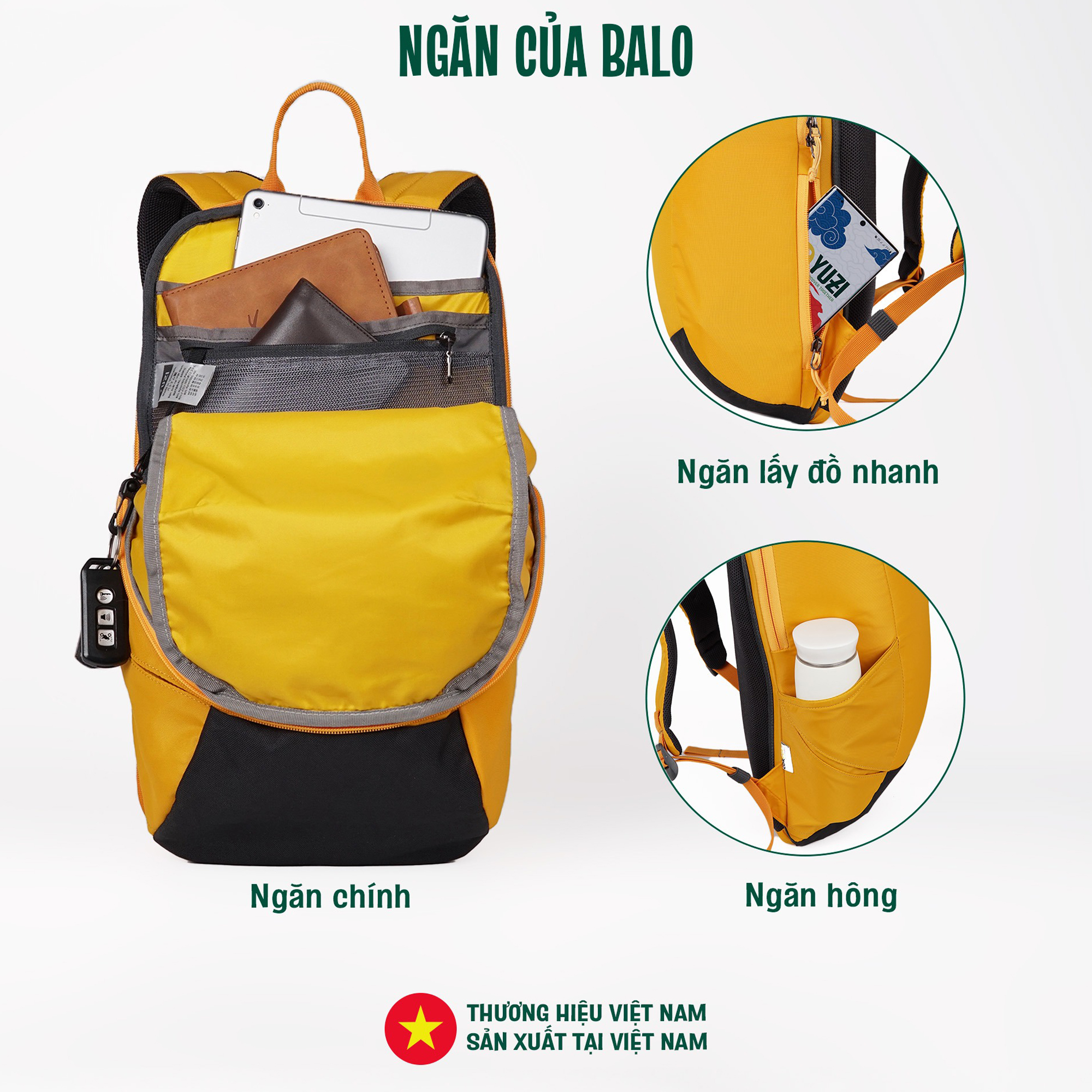 Yuzi Daypack Modern YZ12 Balo Sử Dụng Hàng Ngày Công Nghệ Lưới MeshTex