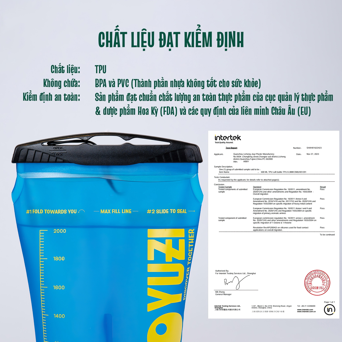 Yuzi Fresh Túi Đựng Nước Cắm Trại