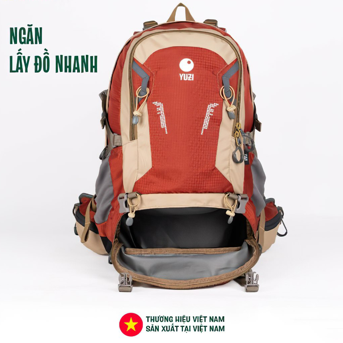 Yuzi - Usual 40L Balo Leo Núi Cắm Trại 40L Trợ Lực Kháng Nước