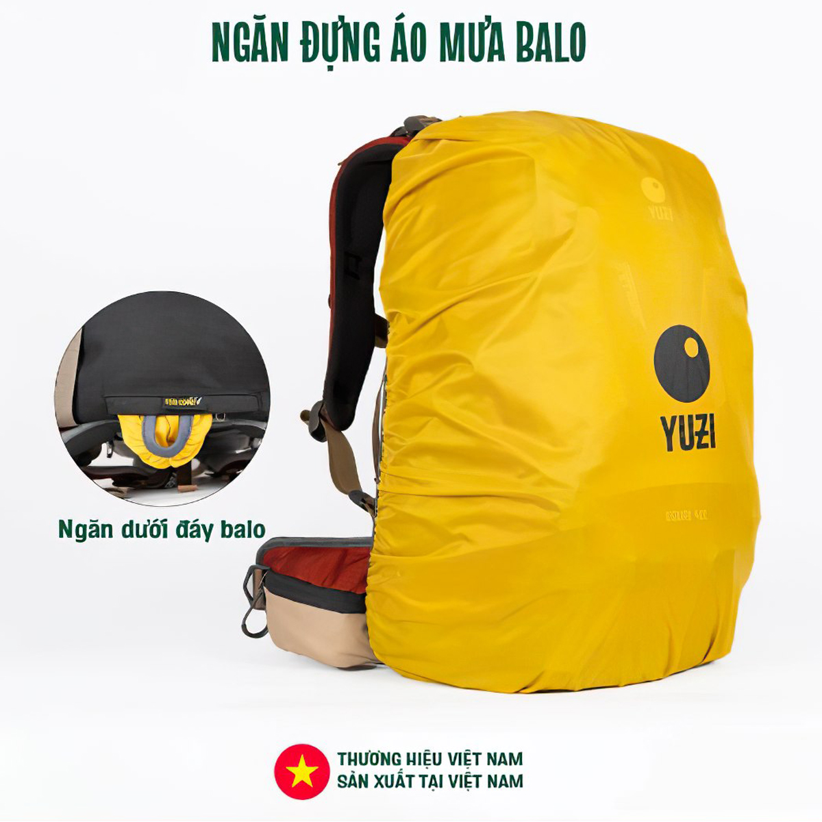 Yuzi - Usual 40L Balo Leo Núi Cắm Trại 40L Trợ Lực Kháng Nước