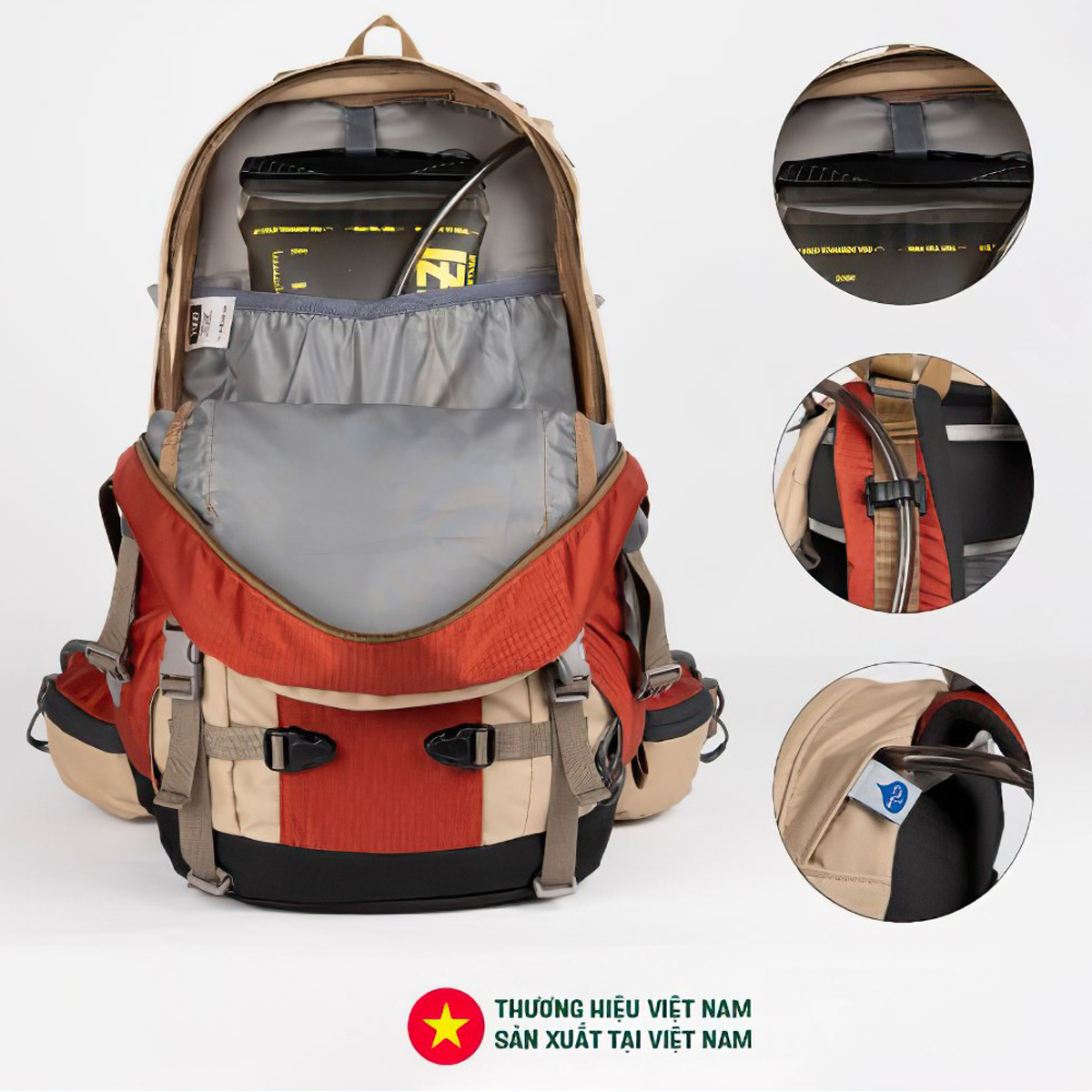 Yuzi - Usual 40L Balo Leo Núi Cắm Trại 40L Trợ Lực Kháng Nước