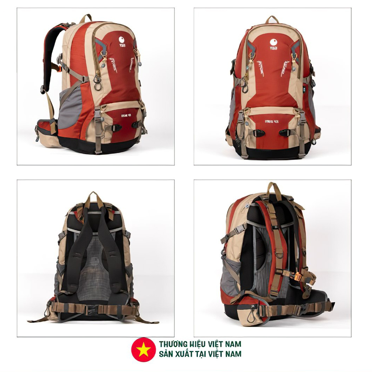 Yuzi - Usual 40L Balo Leo Núi Cắm Trại 40L Trợ Lực Kháng Nước