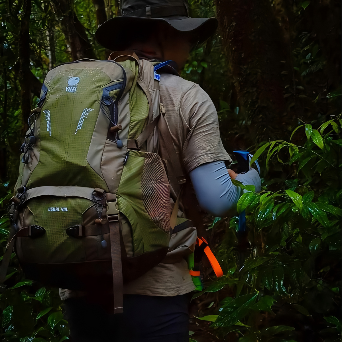 YUZI- Usual 40L Balo Leo Núi Dã Ngoại 40 Lít Trợ Lực Kháng Nước – Version 2