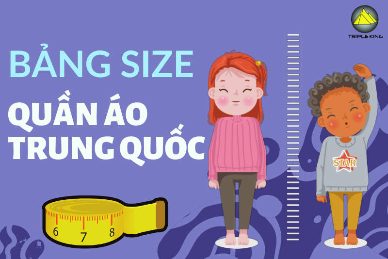 Bảng size quần áo Trung Quốc dân order cần 