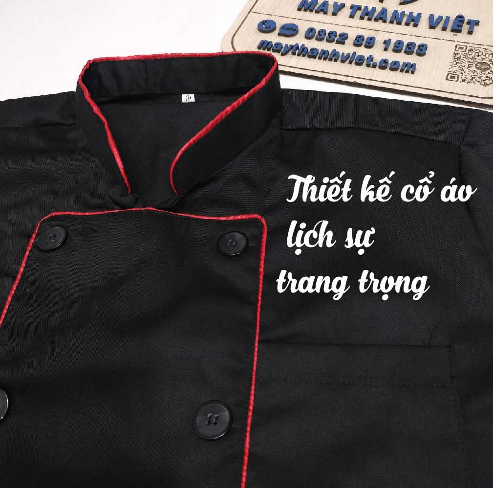 áo bếp đen