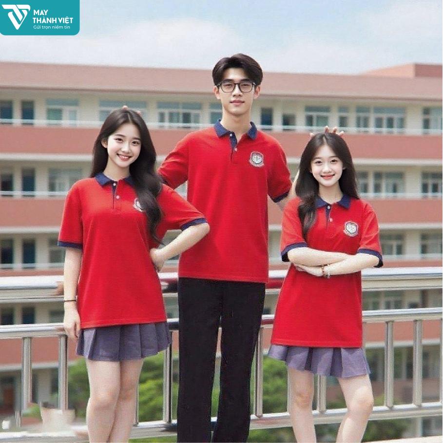 áo lớp đỏ đô