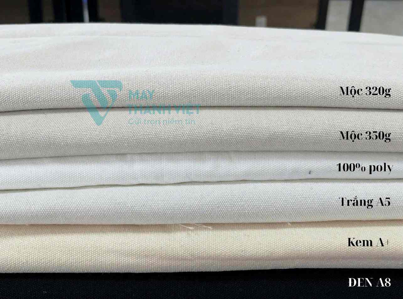 bảng màu túi vải Canvas