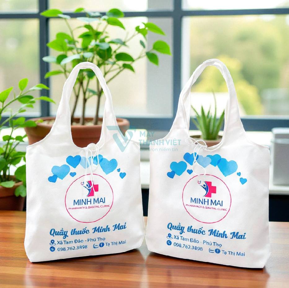 in hình lên túi vải