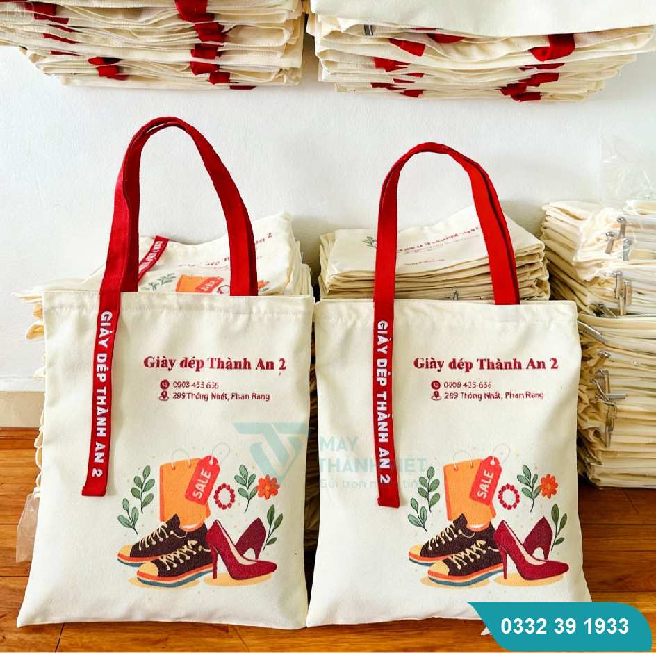 in túi canvas số lượng ít