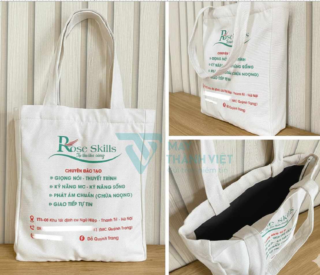 in túi vải canvas