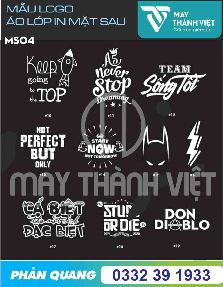 logo thiết kế áo lớp 1