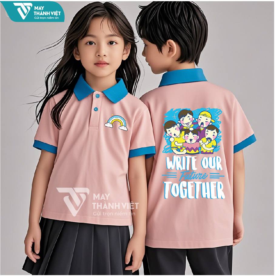mẫu áo đồng phục lớp 5