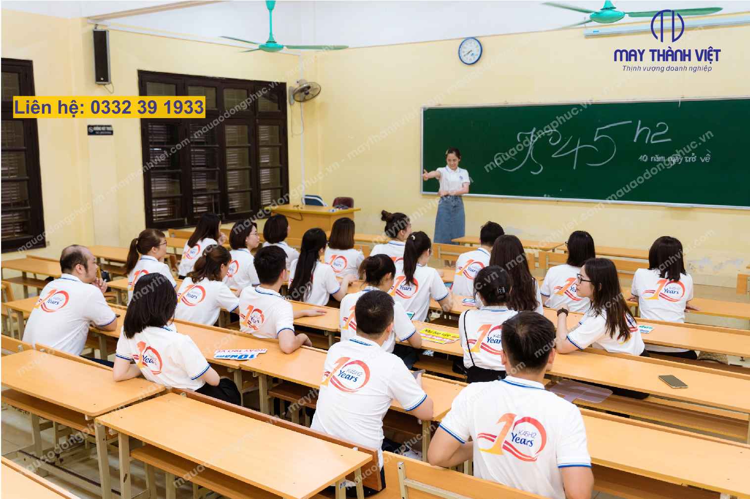 Mẫu áo kỷ niệm 10 năm ra trường khóa đại học