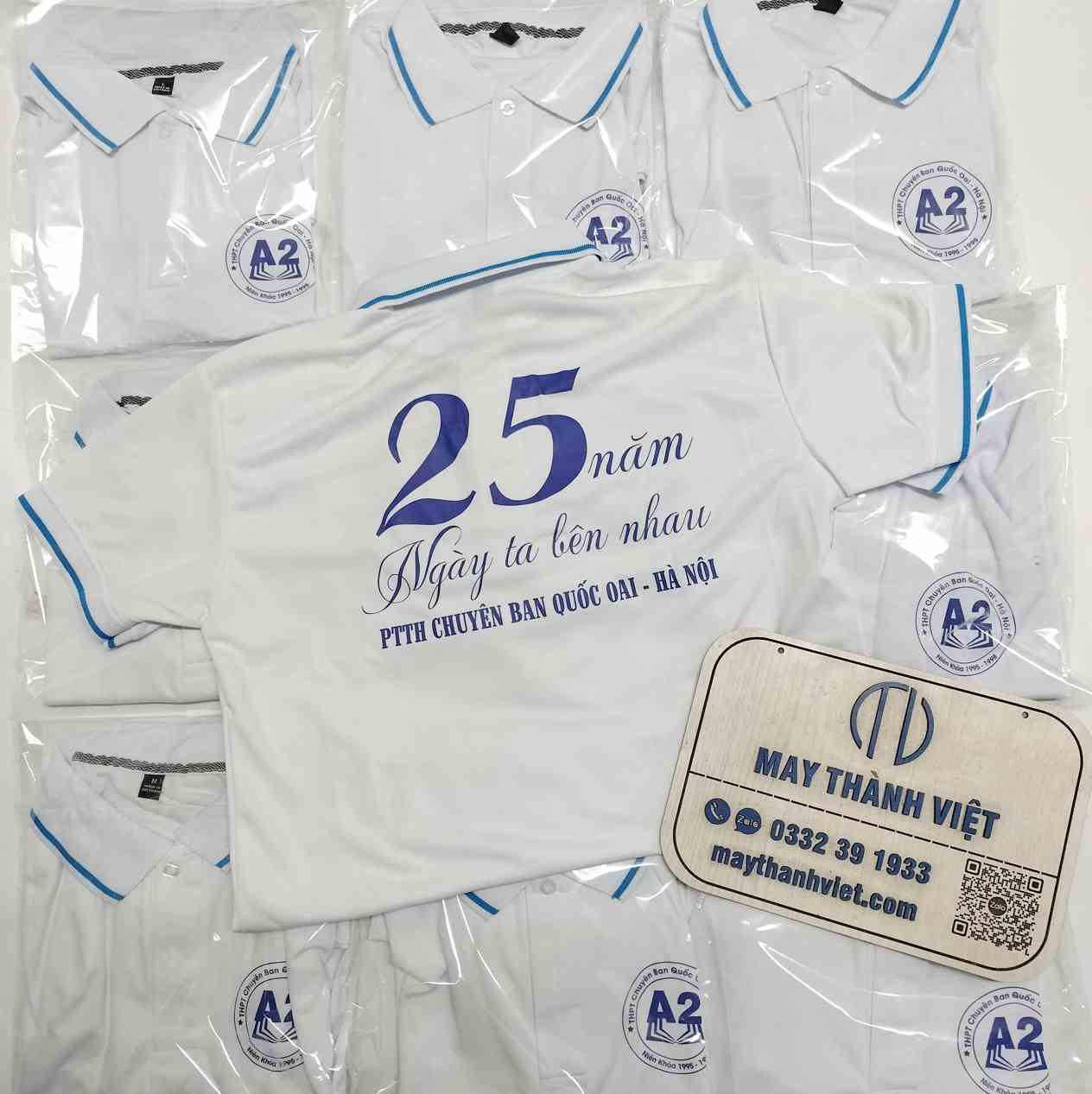 mẫu áo kỷ niệm 25 năm ra trường