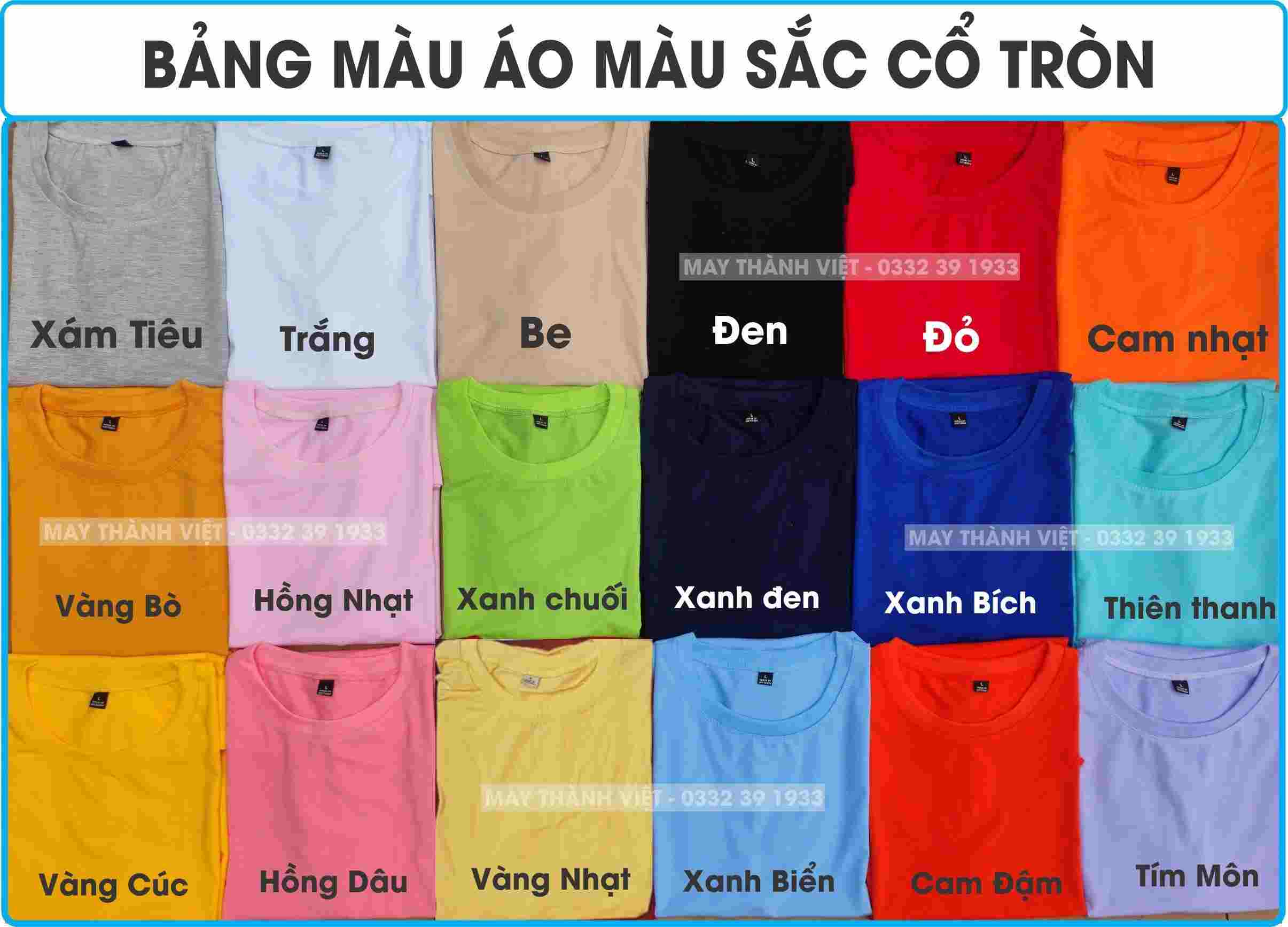 mẫu áo thun trơn