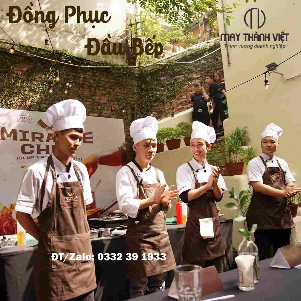 mẫu đồng phục nhà hàng đẹp