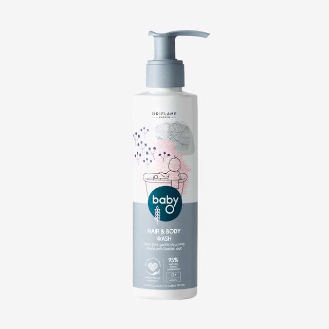 Dầu gội và sữa tắm cho trẻ sơ sinh Oriflame Baby O Hair & Body Wash – 200 ml - 35775 Oriflame