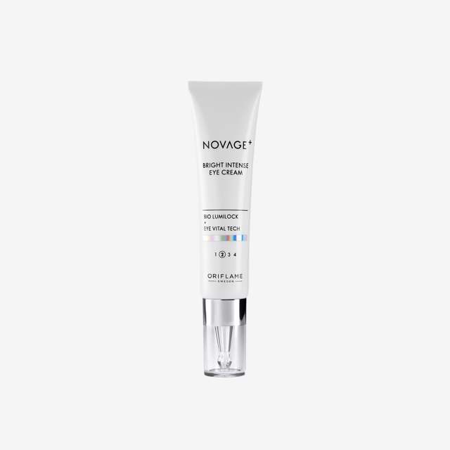 Kem dưỡng mắt Novage+ Bright Intense Eye Cream giảm quầng thâm, chống lão hoá và làm mắt rạng rỡ – 15ml - 41033 Oriflame