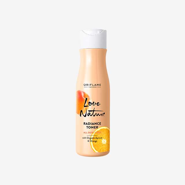 Nước Cân Bằng Da Love Nature Radiance Toner With Organic Apricot And Orange Từ Quả Mơ Và Cam Làm Sáng Da – 150ml - 35912 Oriflame