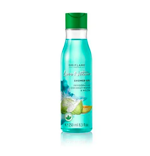 Gel tắm Love Nature Dừa và Dưa Lưới (Invigorating Coconut Water & Melon) – 34087 Oriflame