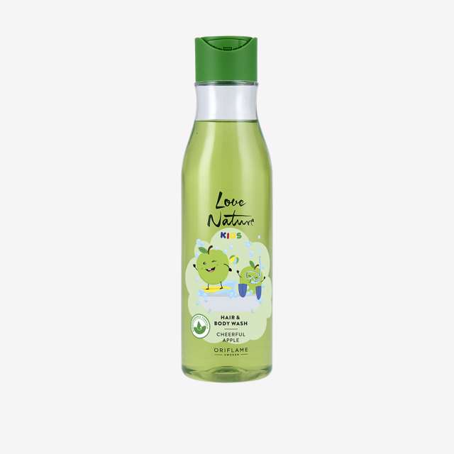 Sữa Tắm Gội toàn thân Cho Trẻ Em Love Nature Kids Hair And Body Wash Cheerful Apple 2 Trong 1 Hương Táo – 250ml - 40775 Oriflame