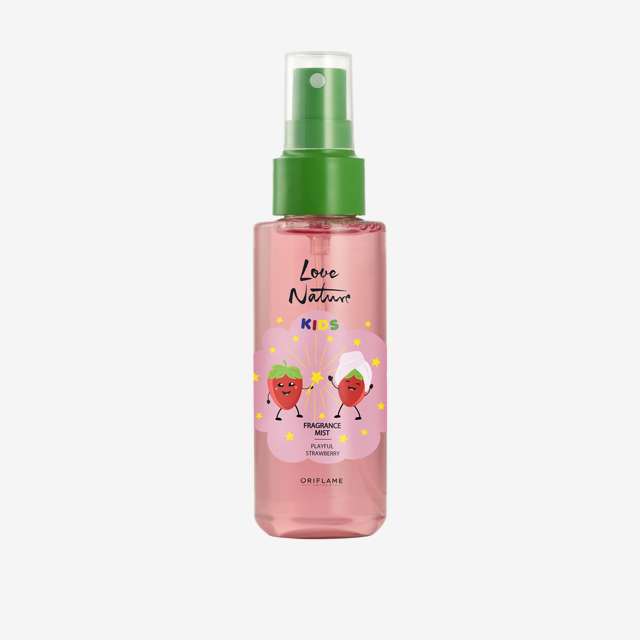 Xịt Thơm Cho Trẻ Em Love Nature Kids Fragrance Mist Playful Strawberry Hương Thơm Dâu Tây -100ml - 45513 Oriflame