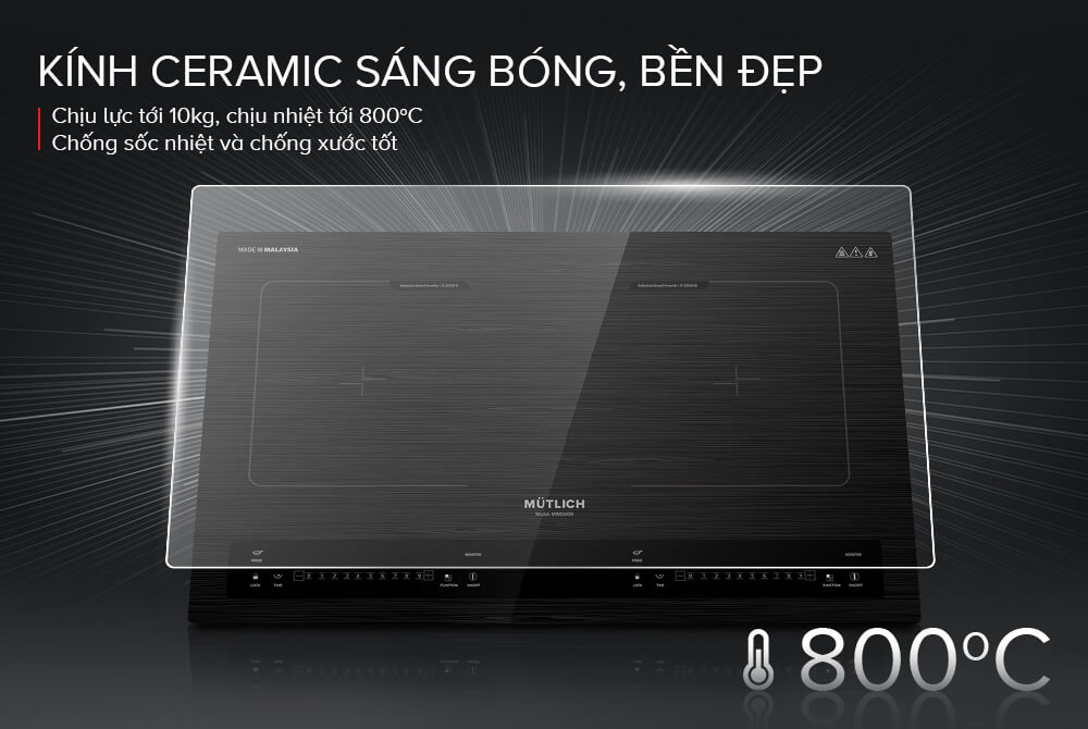 Bếp từ đôi Mutlich MIM0609