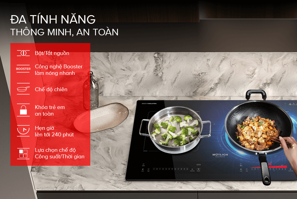 Đa tính năng thông minh, an toàn